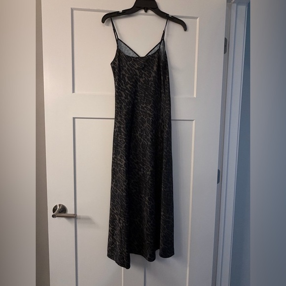 New All Saints Hera Leopard Print 2 in 1 Midi Dress & Sweater - Picture 11 of 13